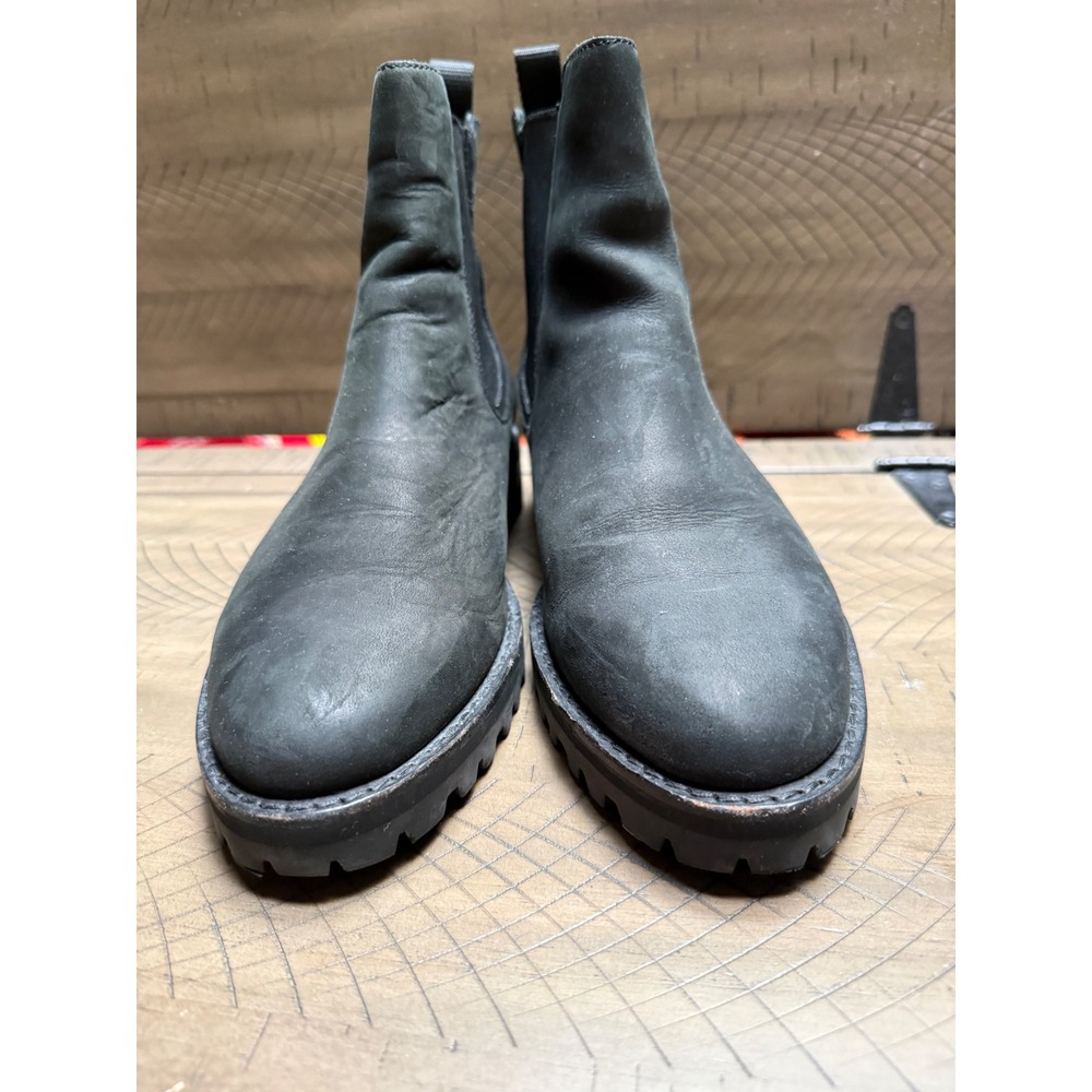 Thursday Boot Co Duchess Boots Womens 9.5 Black Leather Lug Sole Chelsea - Picture 6 of 15